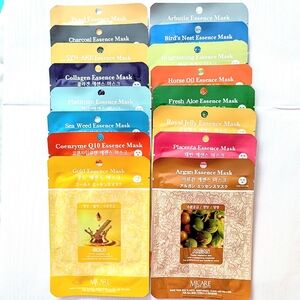 Lot of 16 MJCARE Essence Mask Korean Beauty Face Moisturizing Mask